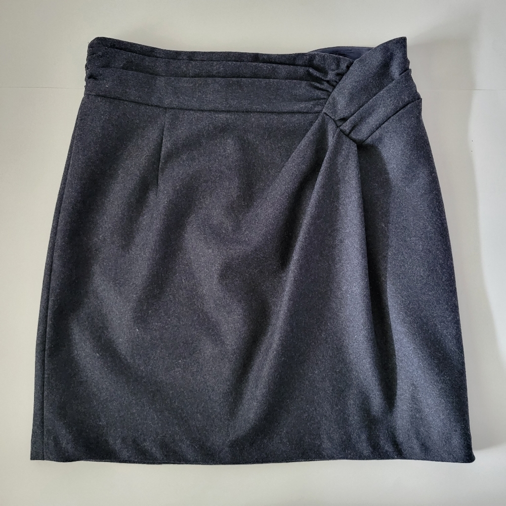 Nanette Lepore Wool Classic A-line Winter Skirt Size 10